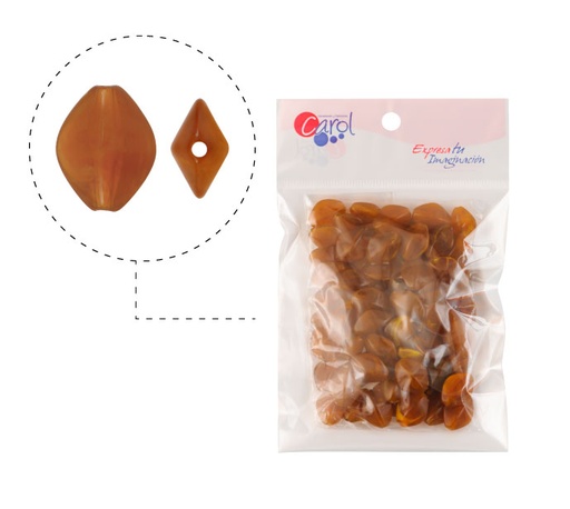 [26231] Acrilico oval 17x14mm AAB-51153-17 color A-2 x 50 gramos