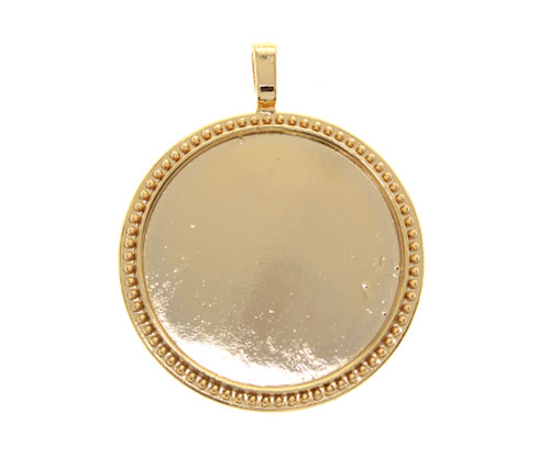 [26780] Pendiente redondo 48mm A-39668/rodio x und