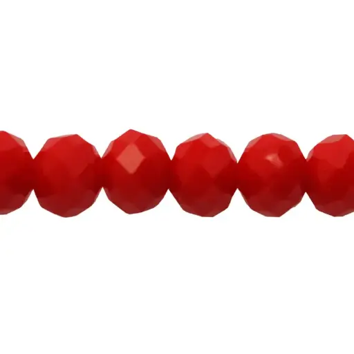 [27505] Murano rondela facetada 3mm coral 81 x 140unds