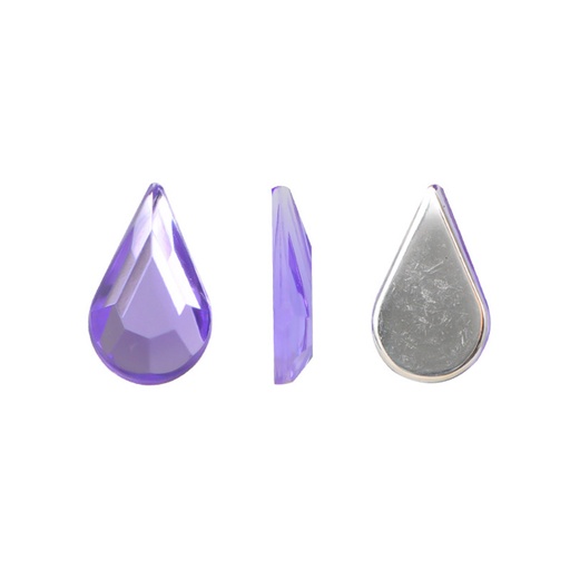 [14217] Acrílico K1018 gota plana 7x12mm tanzanite 29 x und
