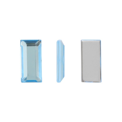 [18748] Acrilico K1024 baggete plano 5x10mm light sapphire 11 x und