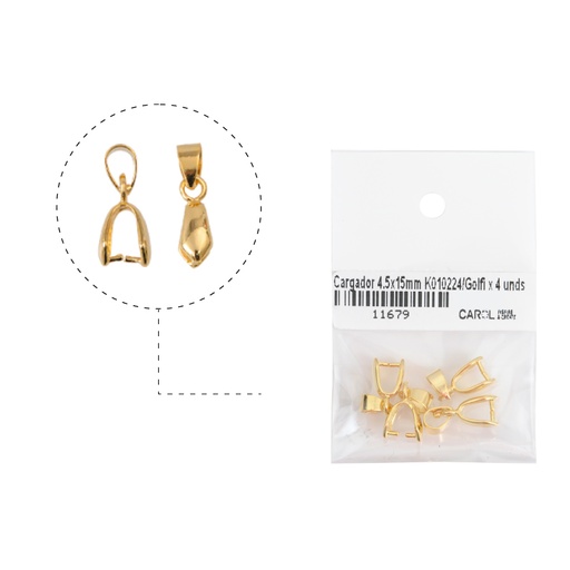 [11679] Cargador 4.5x15mm K010224/rodio x 4 unds