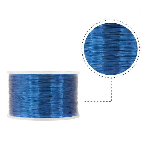 [21929] Alambre para bisuteria azul N.28 0.30mm x kg