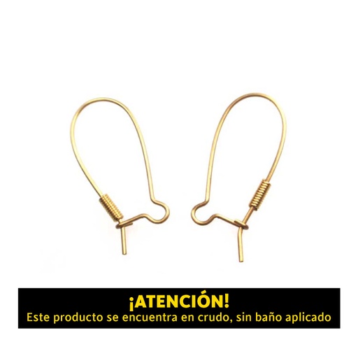 [12232] Gancho arete EW702/2.5cm/Raw x und