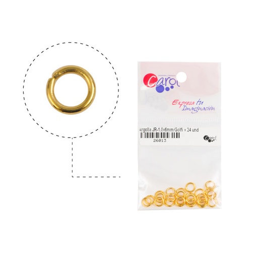 [26013] Argolla JR-1.0x6mm/rodio x 24 und