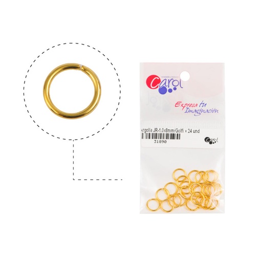 [31890] Argolla JR-1.0x8mm/rodio x 24 und