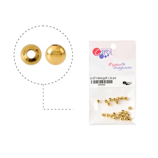 [25359] Bola golfi ST-1/4mm x 24 unidades