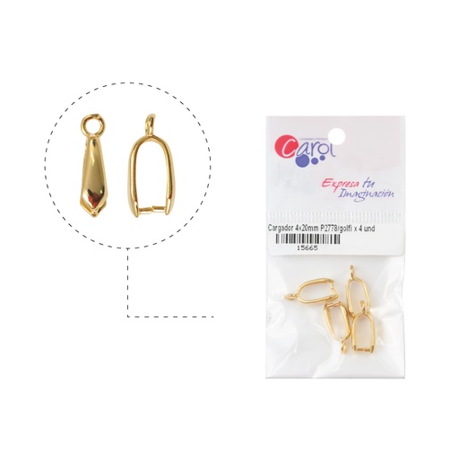 [15665] Cargador 4x20mm P2778/rodio x 4 und