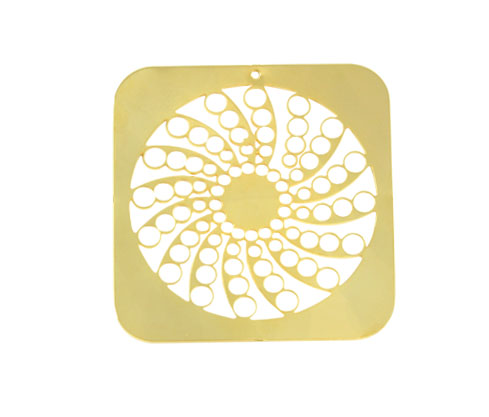 [26047] Dije cuadrado espiral ref1962 60x57mm/rodio x und