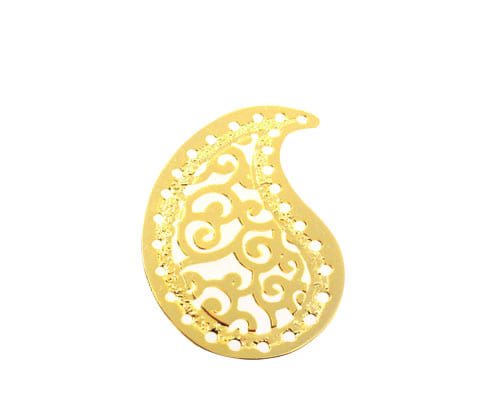 [27548] Dije lagrima filigran ref 2507 #16 42x27mm/rodio x