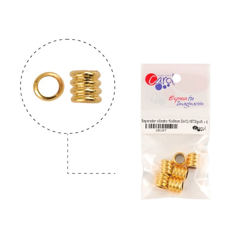 [28107] Separador cilindro 10x9mm DA12-1873/golfi x 6 und