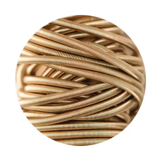 [17488] Alambre bullion - french wire 0.7mm khaki x 5g