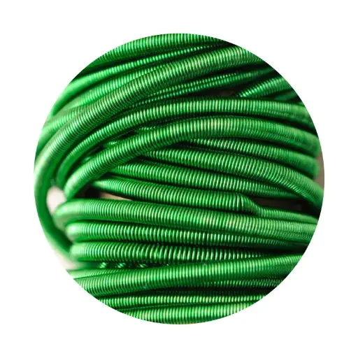 [16859] Alambre bullion - french wire 0.7mm verde x 5g