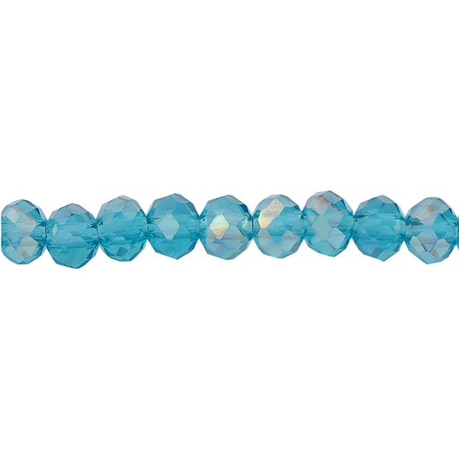 [25439] Murano rondela facetada 3mm indicolite 25AB x 145unds