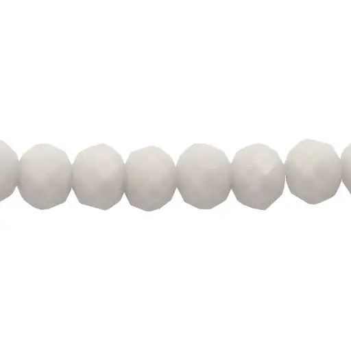 [12274] Murano rondela facetada 6mm light gray 70AB X 95 UND