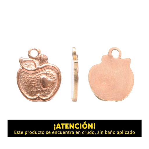 [32178] Dije manzana con corazon de color PA05175/R x und