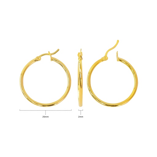 [25668] Candonga CNVC003 rodio x par 2x26 mm