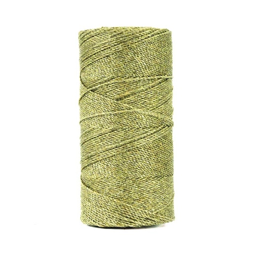 [25171] Cordon encerado linhasita 1mm dorado x 168m