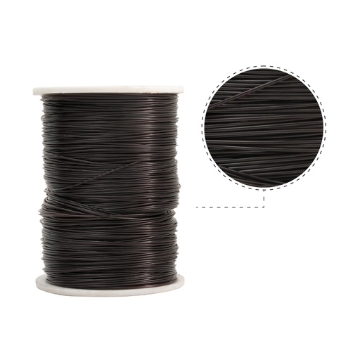 Hilo tanza 0.8mm cafe x rollo 300m