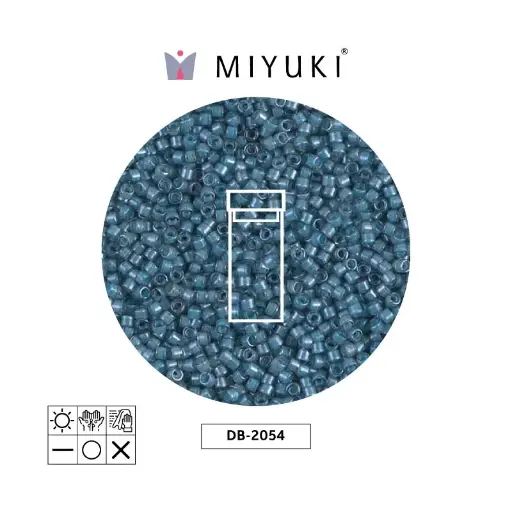 [15817] Miyuki delica 11/0 DB2054 neon dusk azul x 3g