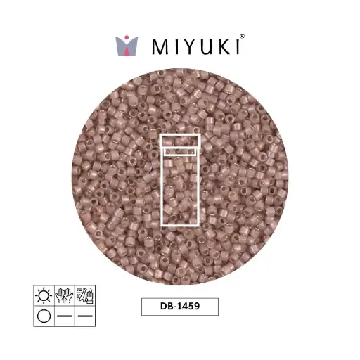 [11537] Miyuki delica 11/0 DB1459 plateado forrado shell opal x 3g