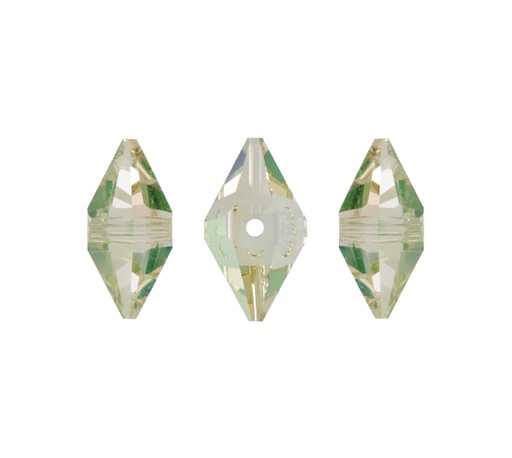 [19666] 5747 swarovski double spike crystal luminous green 12x6mm 2spike x und