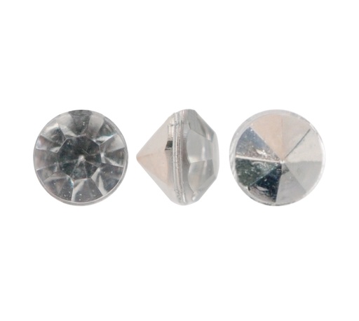 [12406] Acrílico K1010 redondo chaton 2.4mm crystal 2 x und