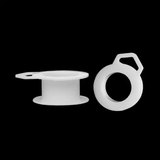 [14867] Carrete 4x2cm blanco x und