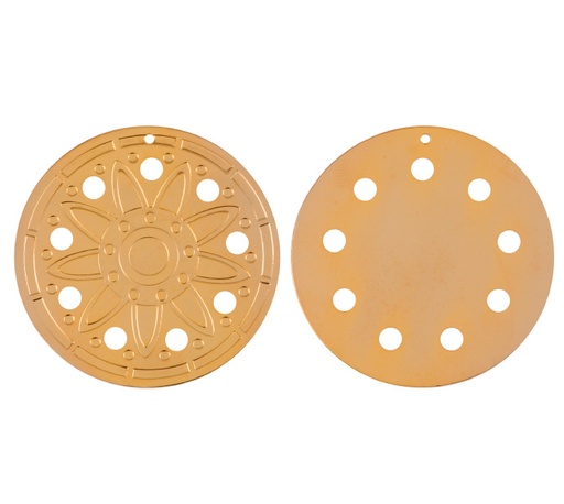 [16801] Dije mandala 9 perforaciones ref 1906 54mm/rodio x