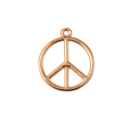 [16903] Dije peace and love 21.5mmx18.7mm/rodio x und