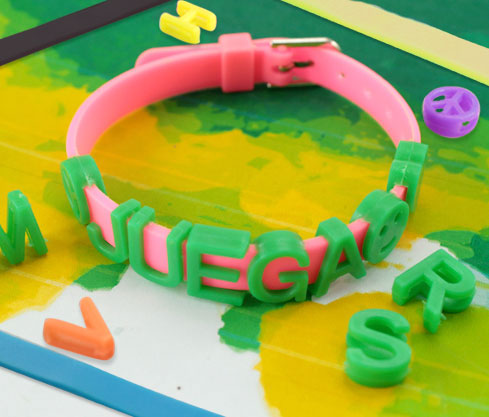 [18922] Pulsera mix colores +abc x docena