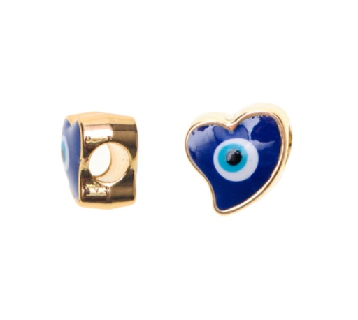 [20050] Separador corazon ojo de fatima 12x11mm W-2517/GP x und