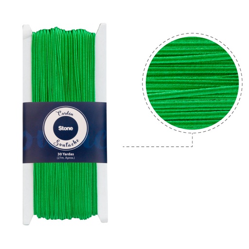 Cordon soutache N.239 green 3mm x 30yd