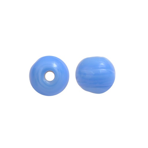 [24693] Vidrio hindú 6mm redondo azul 015 X und
