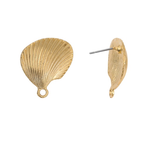 [27382] Topo concha 23x20mm/rodio x par