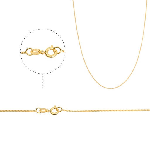 [10473] Cadena rodio 130S 1.1x1.6mm 42cm x und