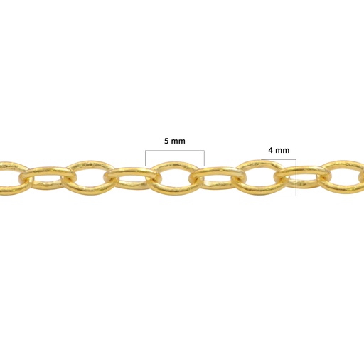 [25042] Cadena rodio 210BSS 5.94x4.20mm x m