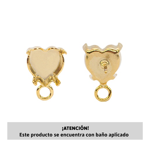 [19238] 4884DE setting arete + argolla8.8x8mm/rodio  x par