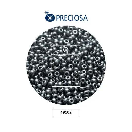 [17280] Mostacilla checa preciosa 10/0 2mm 49102 acerina x 50g