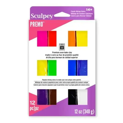 [05018] Sculpey Premo Multipack Classics, 12 x 1 oz (28 g)