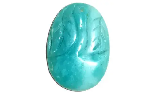 [01840] Pendiente grab oval amazonita x und