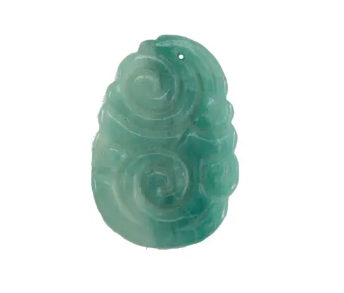 [01853] Pendiente grab espiral amazonit x und