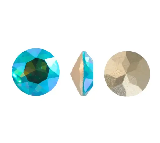 [02081] 1088CH chaton 8mm 202SI aquamarine x und