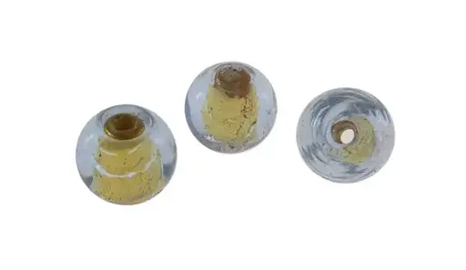 [02175] Vidrio hindú GZM-46/80 redondo 6mm azul glaze x g