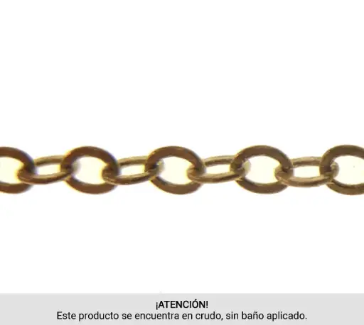 Cadena brass 235SF 1.73x1.42mm/R x m