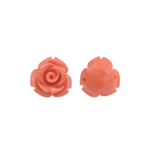 [01431] Rosa polvo de coral 10mm naranja A43 x und