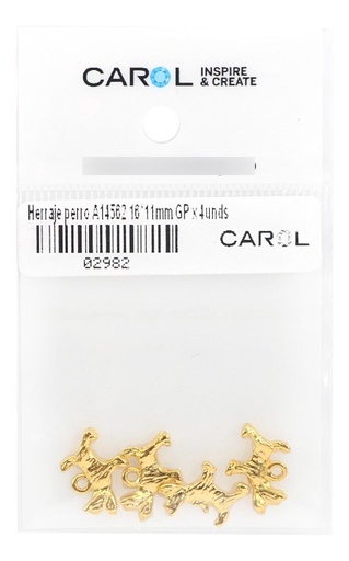 [02982] Herraje perro A14562 16*11mm/GP x 4 unidades