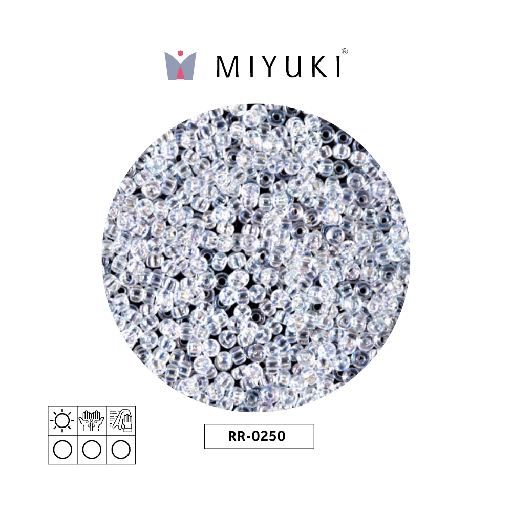 [05021] Mostacilla Miyuki rocalla 11/0 RR0250 cristal AB x 250g