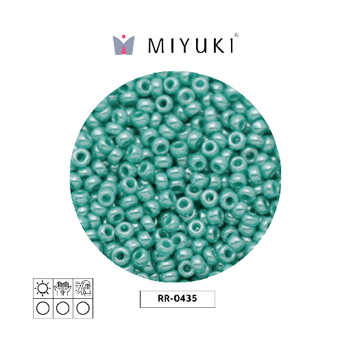[05323] Mostacilla Miyuki rocalla 11/0 RR0435 opaco verde brillo x 250g