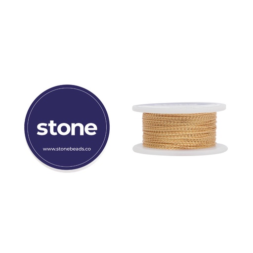 [02132] Hilo golfi stone N.24 0.5mm textura entorchado x 18m